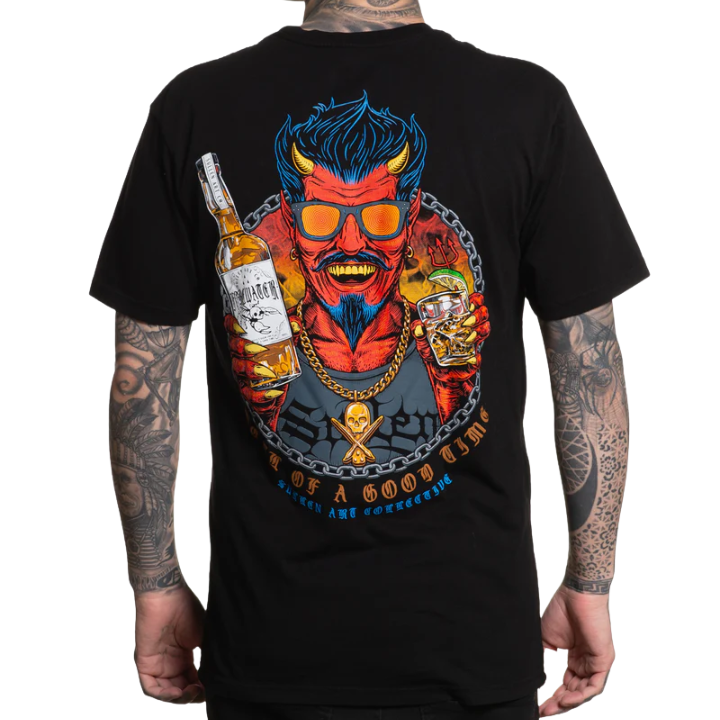 S/S HELLUVA TIME - BLK